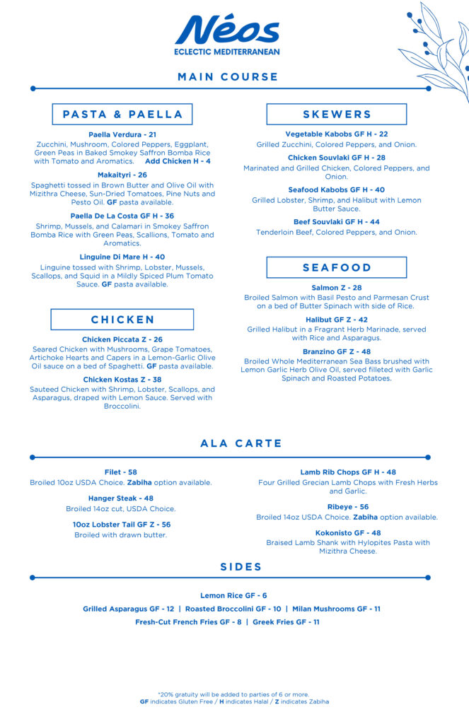 Neos Menu